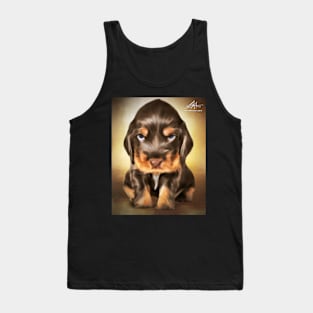 Digital Puppy Tank Top